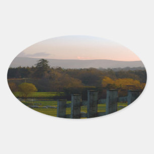 Ireland is Beautiful Oval Sticker