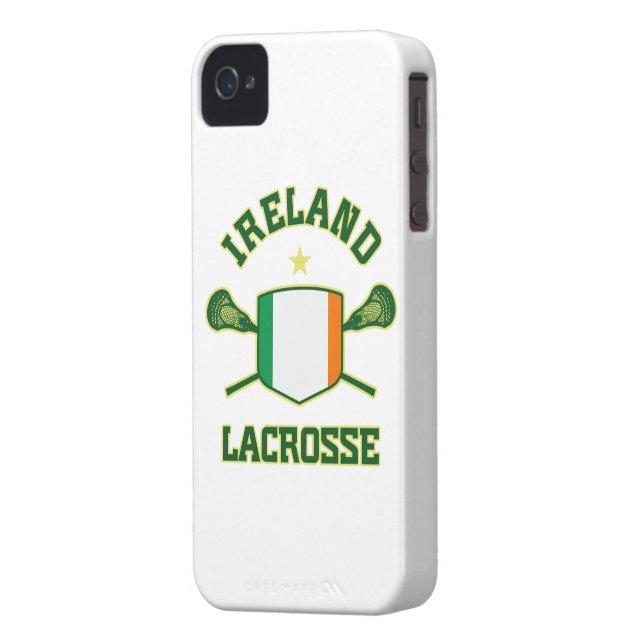 Ireland Lacrosse Case-Mate iPhone Case (Back Left)