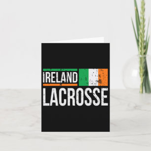 Ireland Lacrosse Irish Flag Supporter Box Field Pl Card
