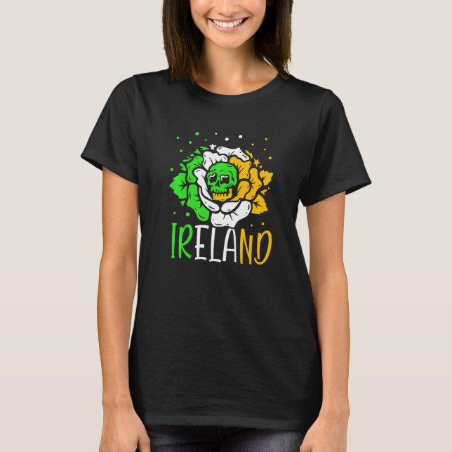 Ireland Leprechaun Irish St. Patricks Day Gaelic S T-Shirt (Front)