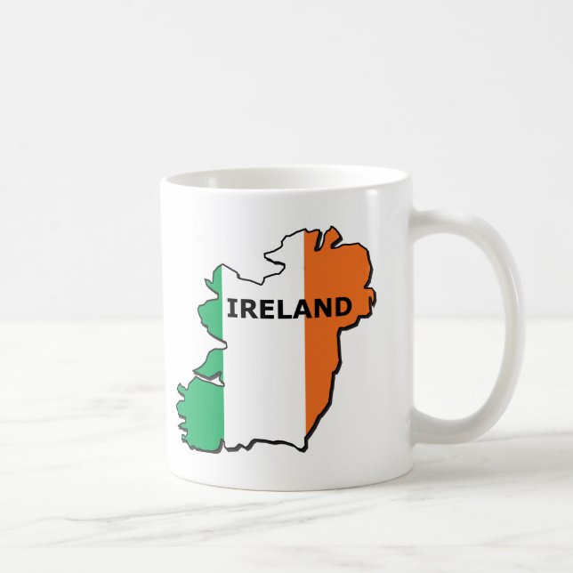 Ireland Map Coffee Mug (Right)