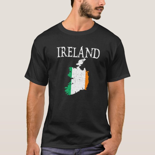 Ireland map Ireland  T-Shirt (Front)