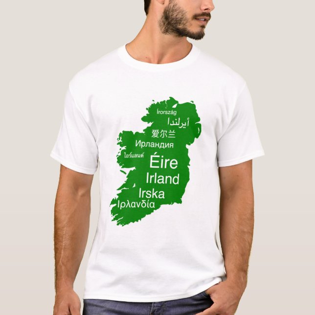 Ireland map men's t-shirt (Front)