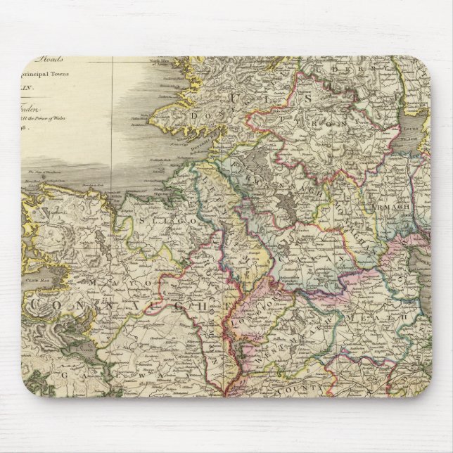 Ireland map mouse mat (Front)