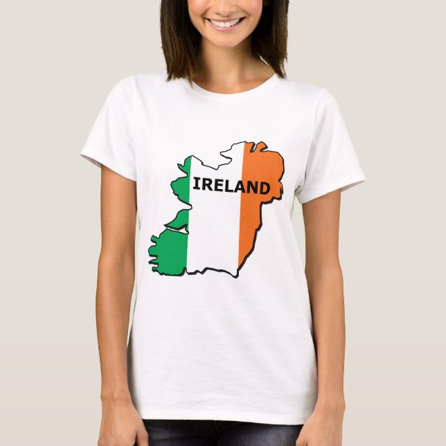 Ireland Map T-Shirt (Front)