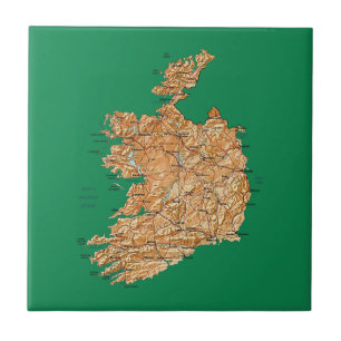 Ireland Map Tile