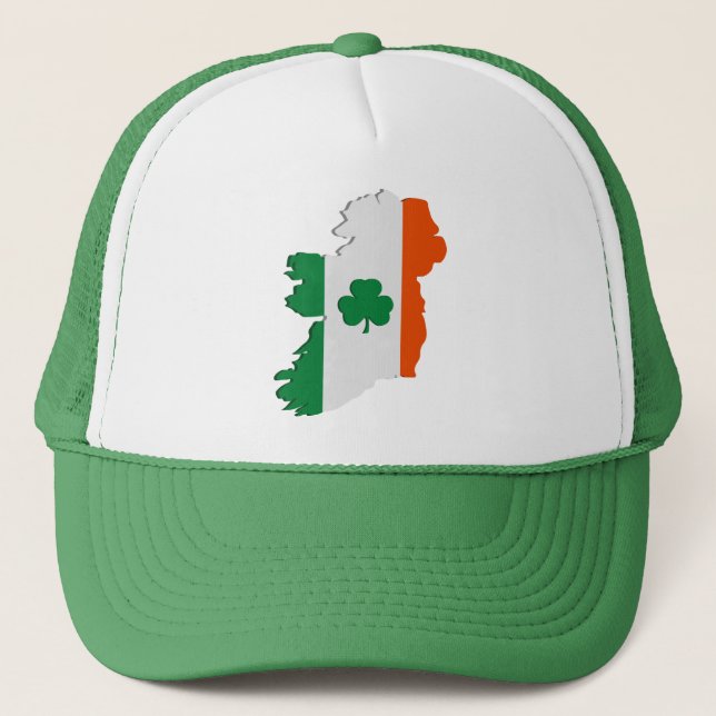 Ireland map trucker hat (Front)