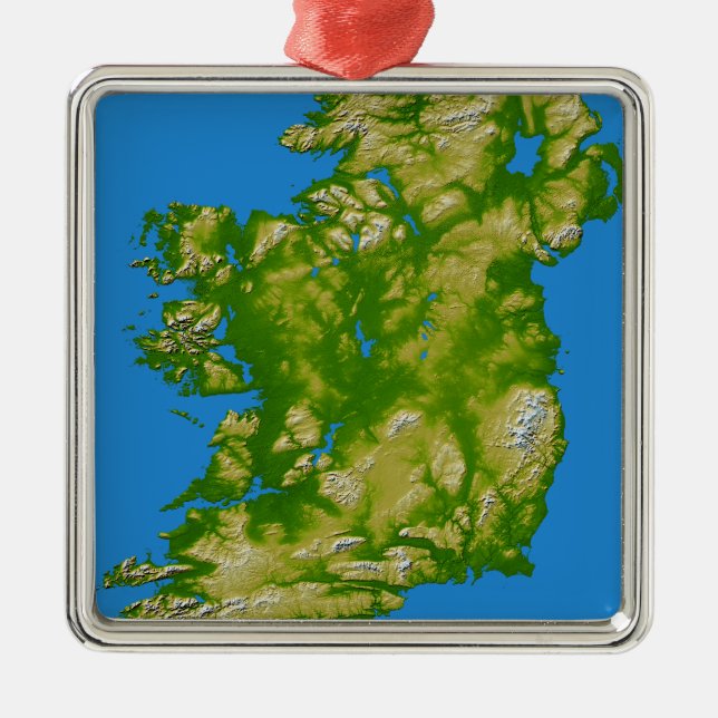 Ireland Metal Tree Decoration (Front)