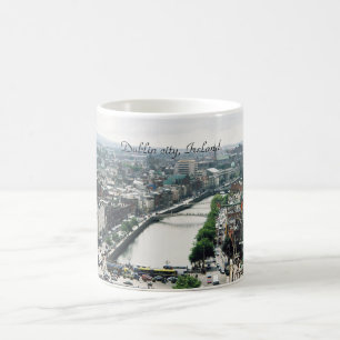 Ireland mug, Dublin city skyline Coffee Mug