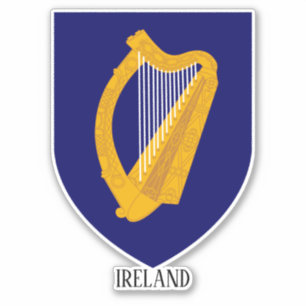 Ireland National Coat Of Arms Patriotic 