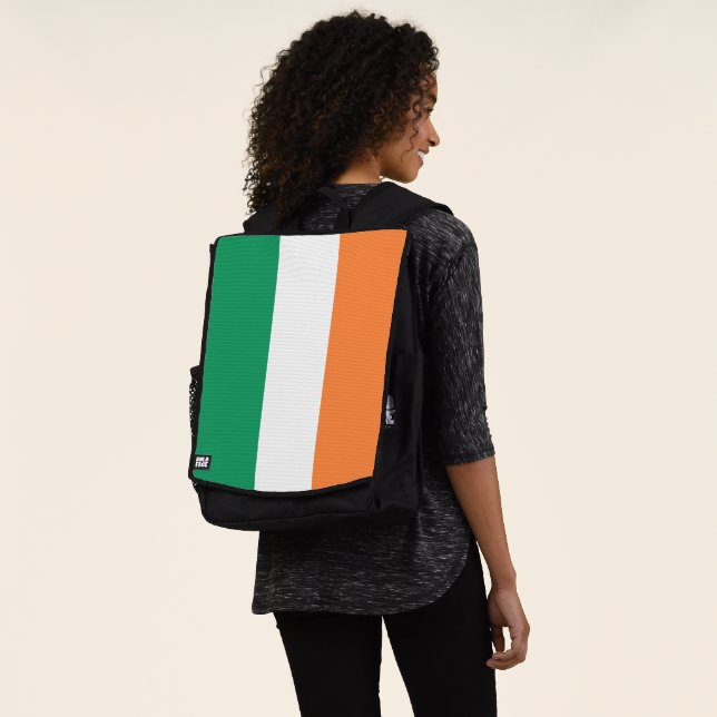 Ireland National Flag, Irish standard, Banner Backpack (Worn)