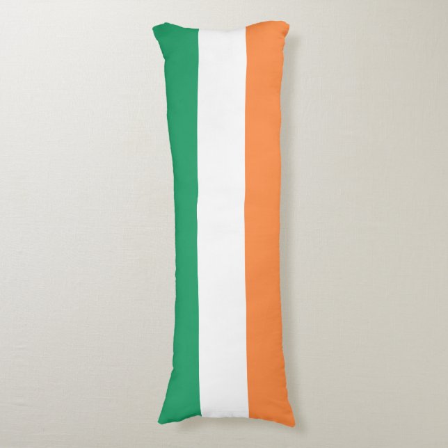 Ireland National Flag, Irish standard, Banner Body Cushion (Front Vertical)