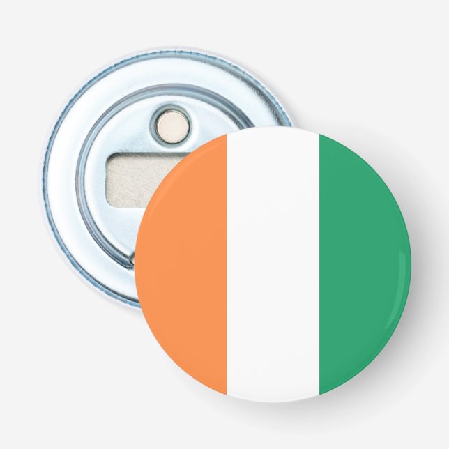 Ireland National Flag, Irish standard, Banner Bottle Opener (Front)