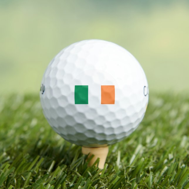 Ireland National Flag, Irish standard, Banner Golf Balls (Insitu Tee)