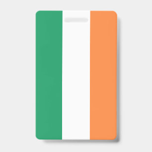 Ireland National Flag, Irish standard, Banner ID Badge