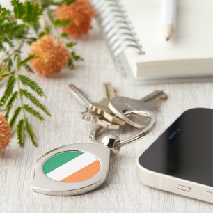 Ireland National Flag, Irish standard, Banner Key Ring