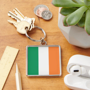 Ireland National Flag, Irish standard, Banner Key Ring
