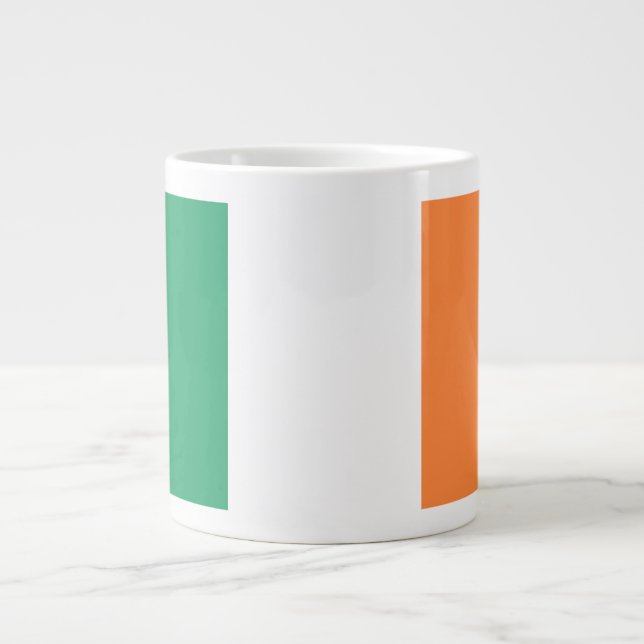 Ireland National Flag, Irish standard, Banner Large Coffee Mug (Front)