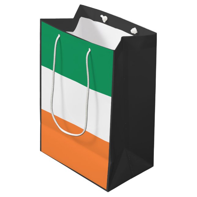 Ireland National Flag, Irish standard, Banner Medium Gift Bag (Front Angled)