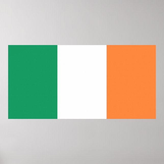Ireland National Flag, Irish standard, Banner Poster (Front)