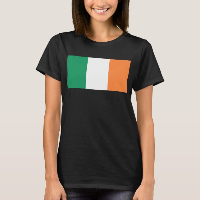 Ireland National Flag, Irish standard, Banner T-Shirt (Front)