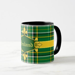 Ireland National Tartan, Customise with name 2 Mug