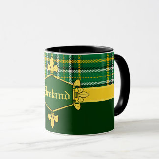 Ireland National Tartan, Customise with name Mug