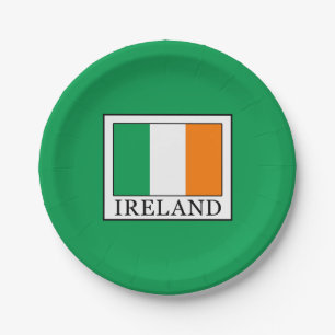 Ireland Paper Plate