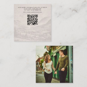 Ireland Passport Wedding QR Enclosure Card