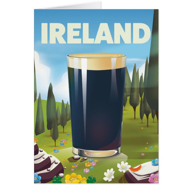 Ireland Pint Travel poster (Front)
