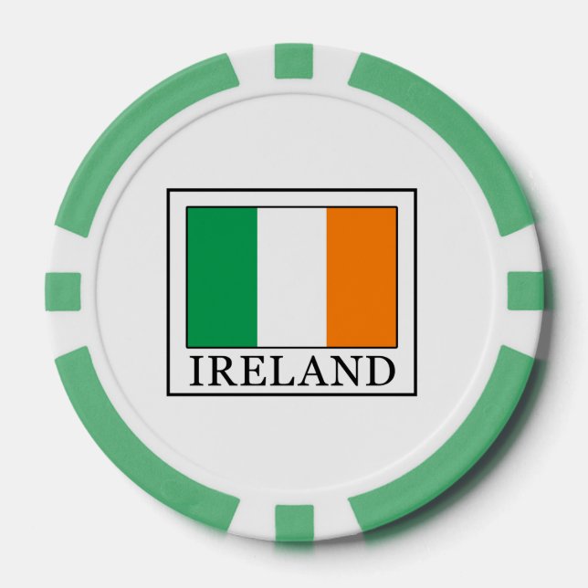 Ireland Poker Chips (Front)
