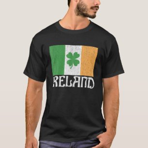 Ireland Retro Irish Flag Irish St Patricks Day Wom T-Shirt