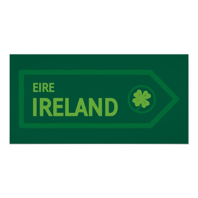 Ireland Road Sign (Front)