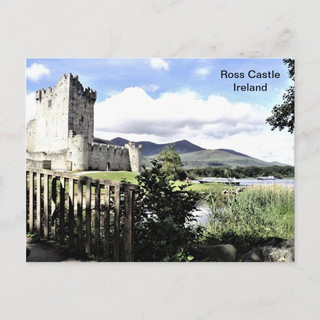 Ireland, Ross Castle,, Killarney, Kerry, Postcard (Front)