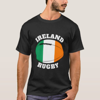 Ireland Rugby Ball Flag Irish Rugby Fans 2020 T-Shirt