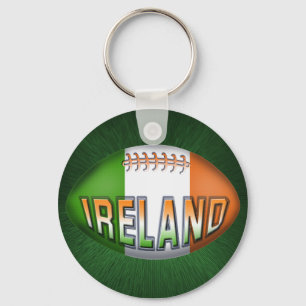 Ireland Rugby Ball Key Ring