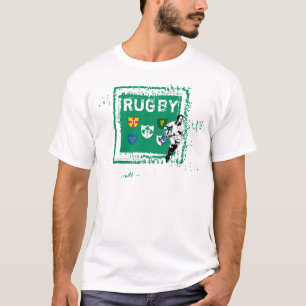 Ireland Rugby Fans T-Shirt Pass Ball