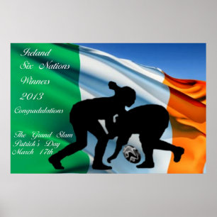Ireland Rugby Poster