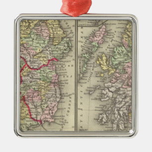 Ireland, Scotland Metal Tree Decoration