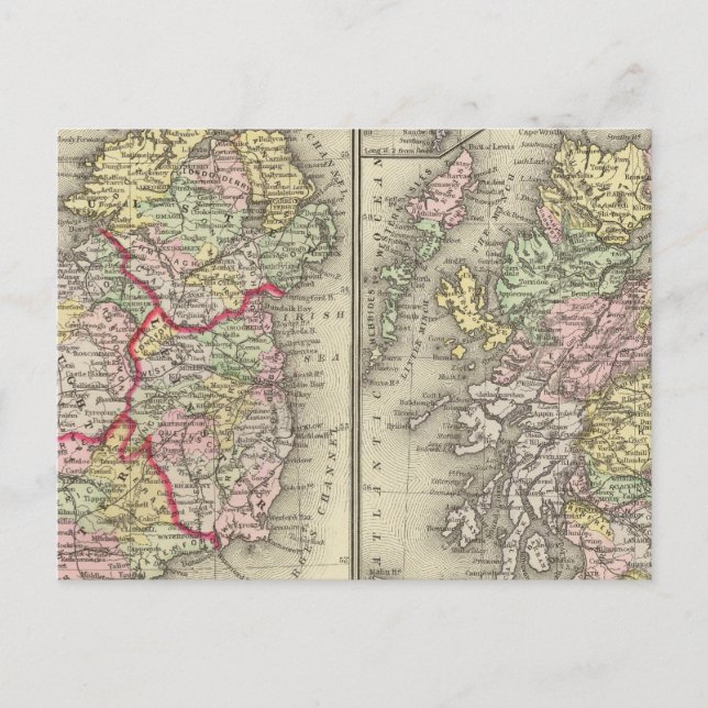 Ireland, Scotland Postcard (Front)