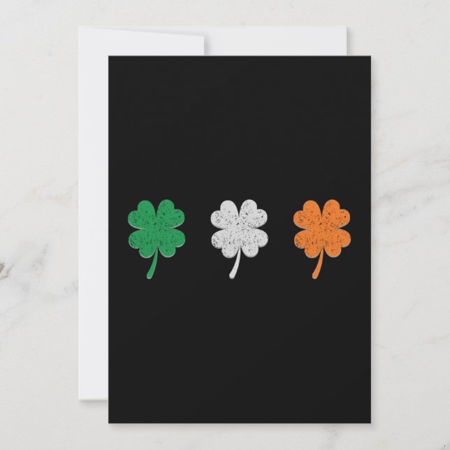 Ireland Shamrock Clover Flag (Front)