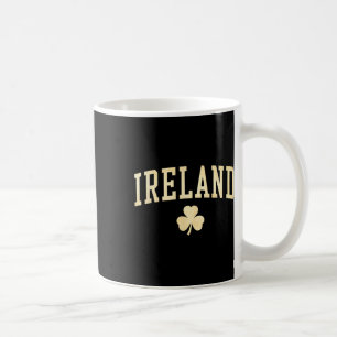 Ireland Shamrock Clover Irish Lucky Green Vintage Coffee Mug