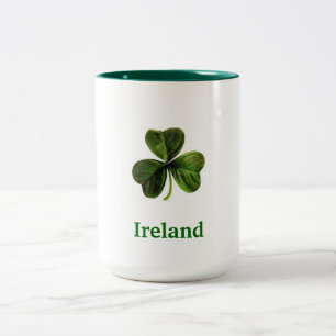 Ireland Shamrock - Coffee Mug (Large)