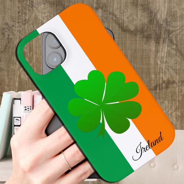 Ireland & Shamrock, Irish Flag fashion / sports Case-Mate iPhone Case (Creator Uploaded)