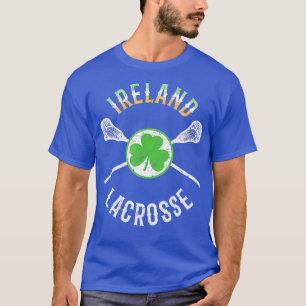 Ireland Shamrock Irish Lacrosse  T-Shirt