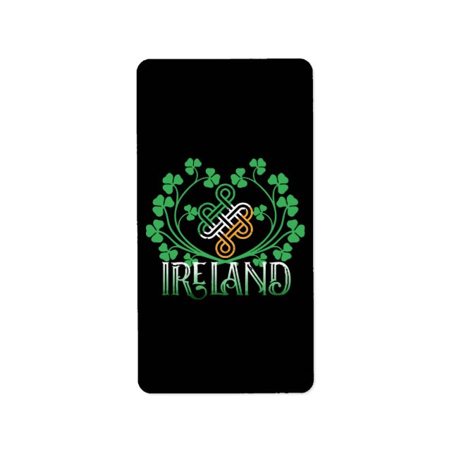 IRELAND SHAMROCK LABEL (Front)