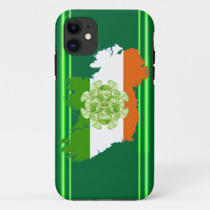Ireland Shamrock Spin by Kenneth Yoncich iPhone 11 Case