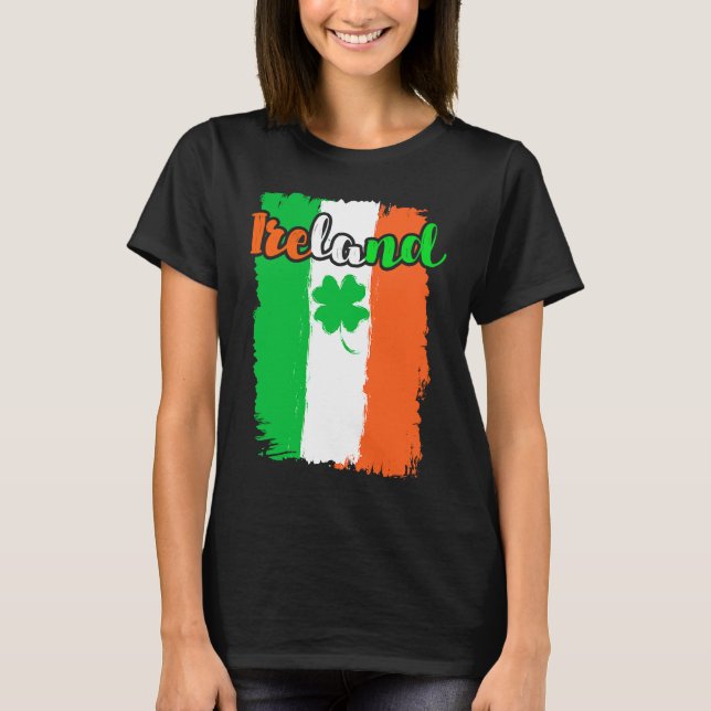 Ireland shamrock St Patrick's Day  1 T-Shirt (Front)
