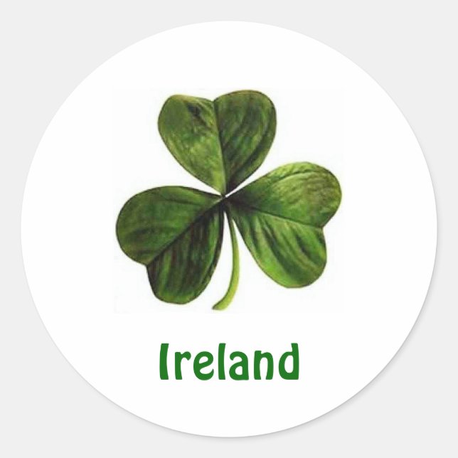 Ireland Shamrock - Sticker (Front)