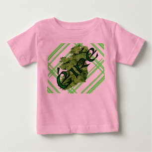 Ireland Shamrock Stripes by Kenneth Yoncich Baby T-Shirt